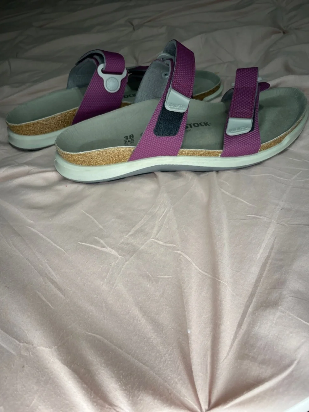 Birkenstock Kalahari Purple Pepper Safaris Women’s Like New Size 38 - Picture 6 of 7